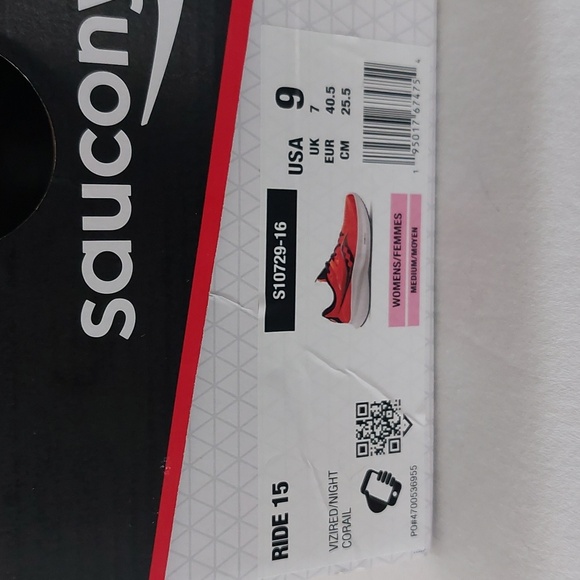 NWT Saucony Ride 15 Women - Picture 6 of 6